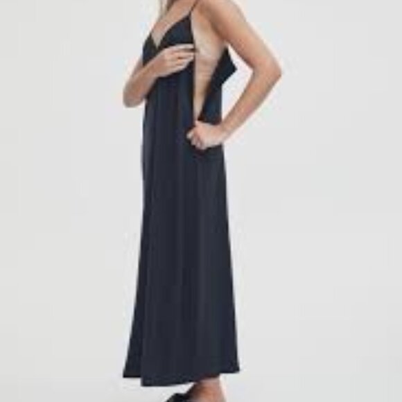 Legoe Heritage Navy Maternity and Nursing slip dress - Picture 2 of 7